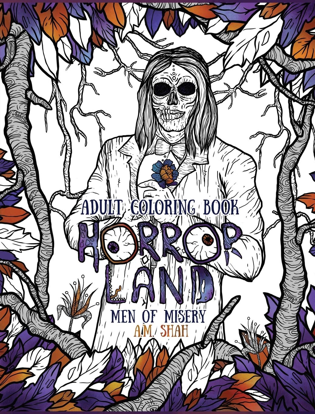 Adult Coloring Book: Horror Land Men of Misery (Book 3) book