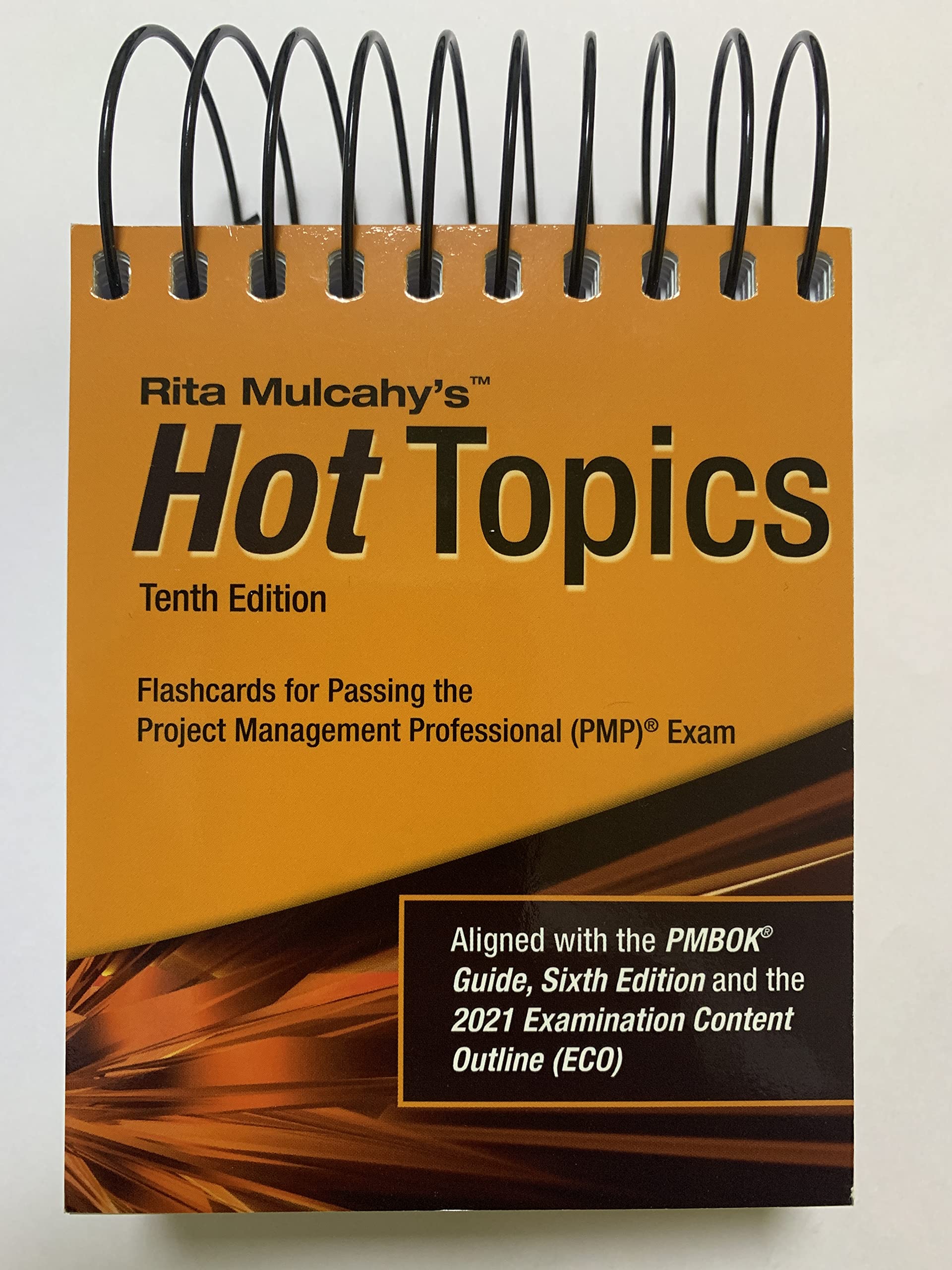 Hot Topics Flashcard for passing the PMP Exam Books