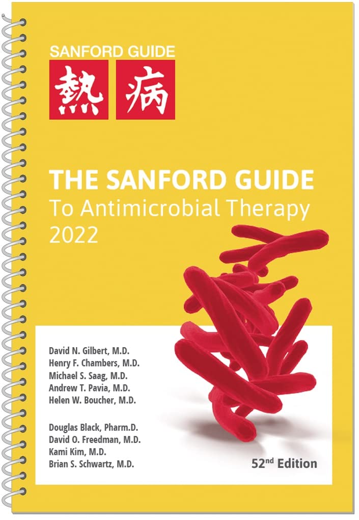 The Sanford Guide to Antimicrobial Therapy 2022 (Spiral Edition) Books