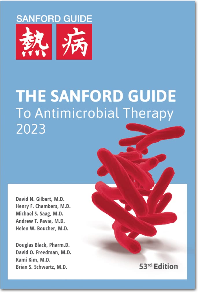 The Sanford Guide to Antimicrobial Therapy 2023 - Library Edition (7.25" x 11") Books