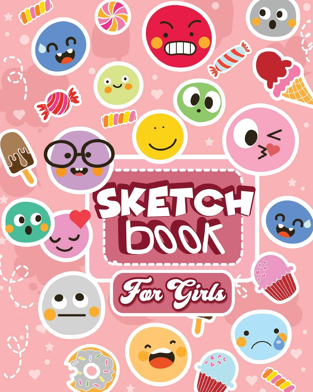 Sketch Book for Girls: Arts and Crafts Drawing Pad with Blank Paper for the Creative Girl (Best Gifts for Ages 9, 10, 11, 12, 13) Film, Art & Culture