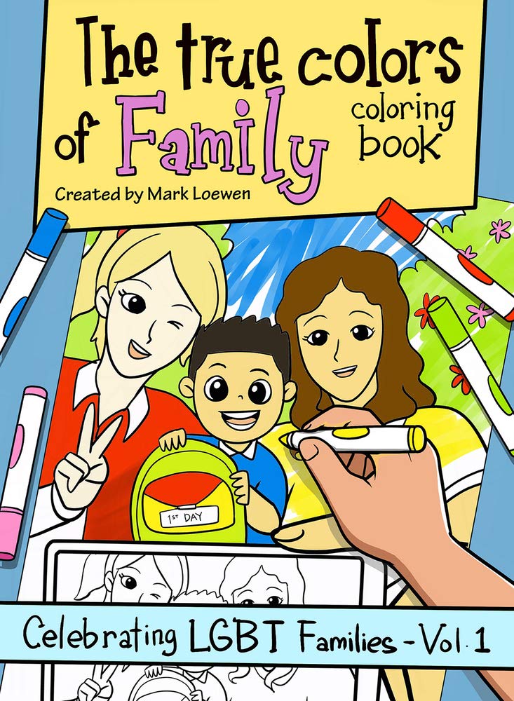 The True Colors of Family Coloring Book book