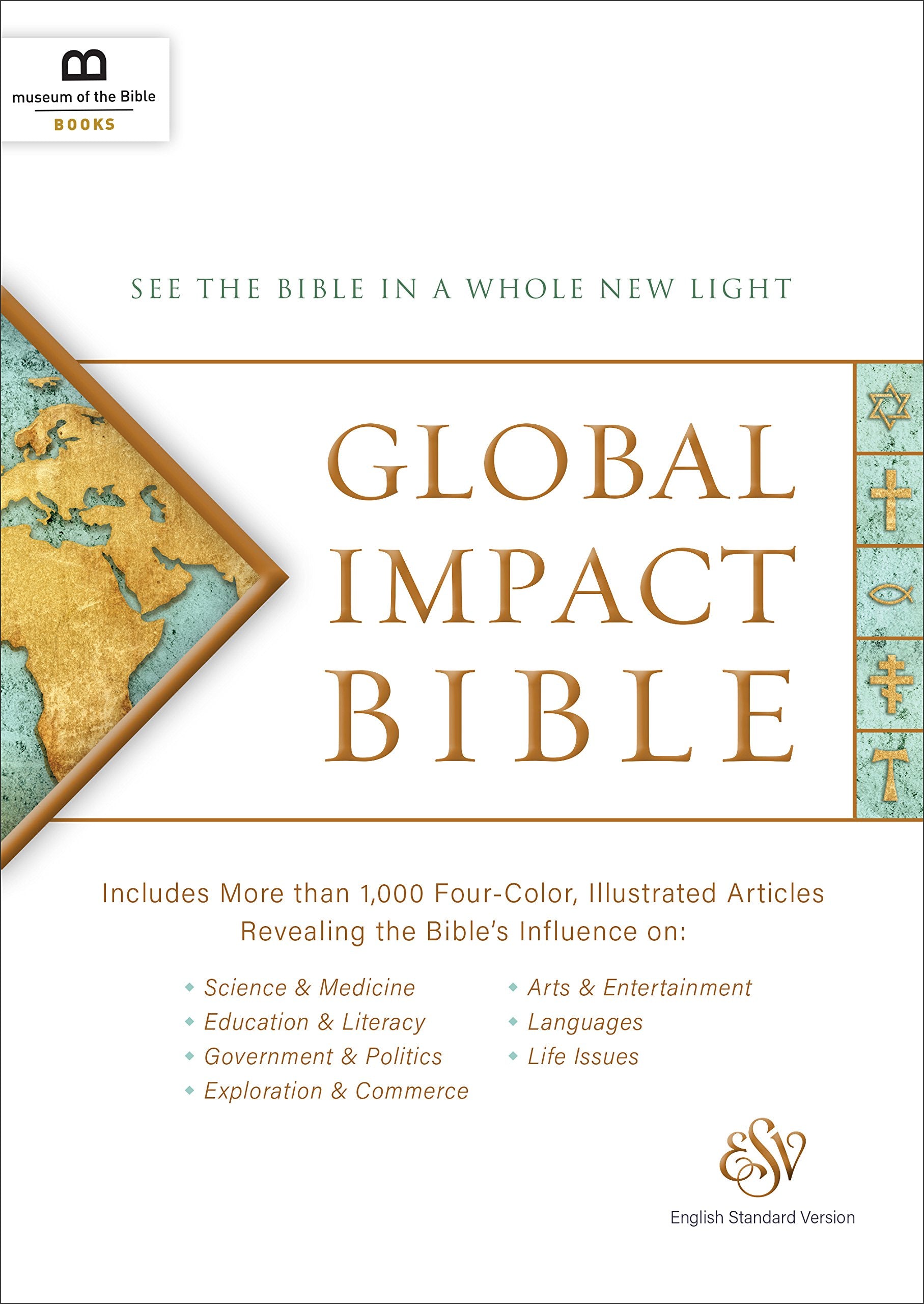 Global Impact Bible, ESV: See the Bible in a Whole New Light (LeatherLuxe® Journal) Film, Art & Culture