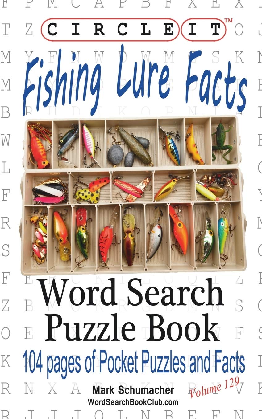 Circle It, Fishing Lure Facts, Word Search, Puzzle Book Leisure & Fun
