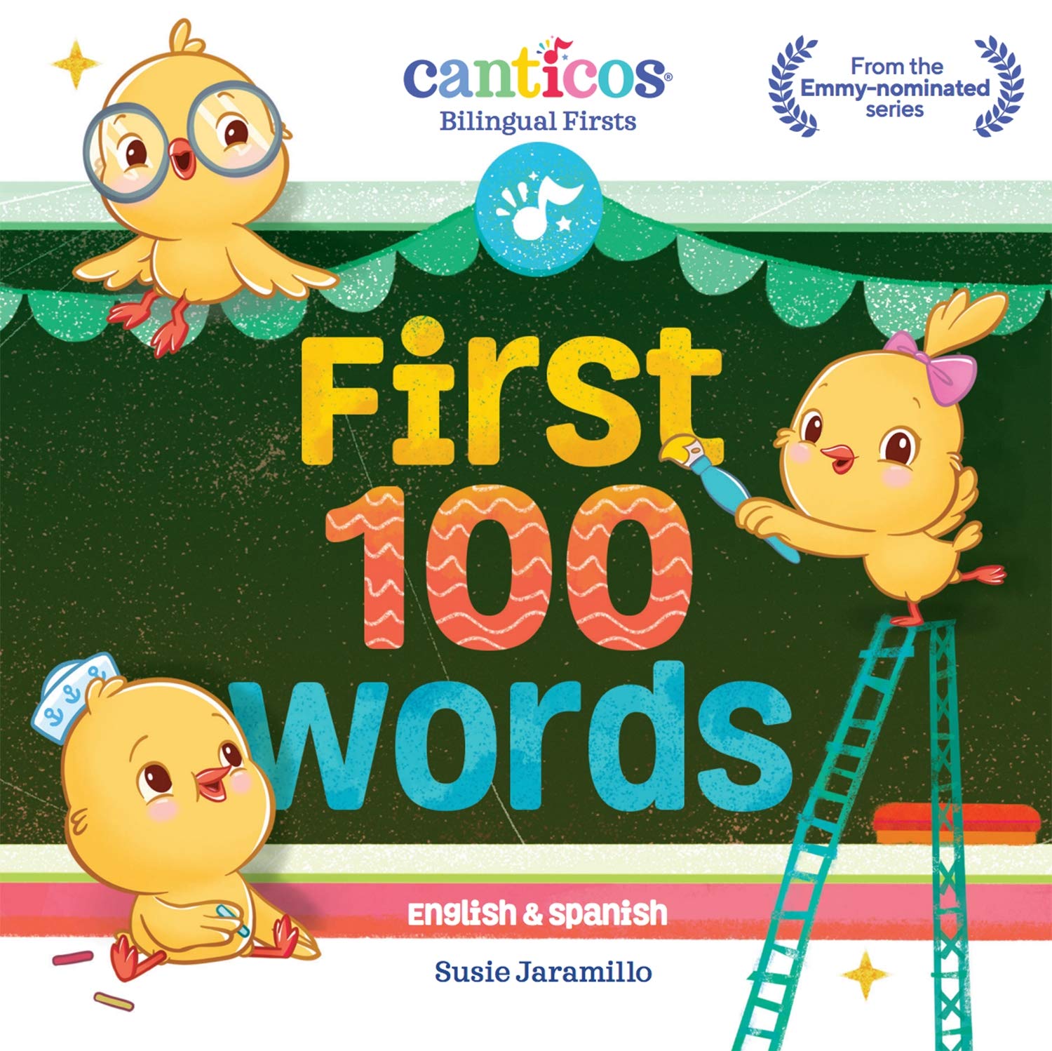 First 100 Words: Bilingual (English and Spanish) Board Book (Canticos Bilingual Firsts) Study Guides