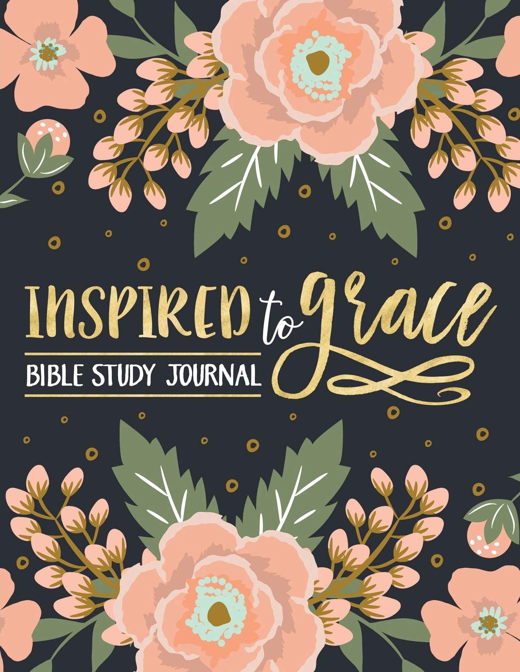 Inspired To Grace Bible Study Journal: Coloring Edition: 3-Month Christian Journal Religion & Esotericism
