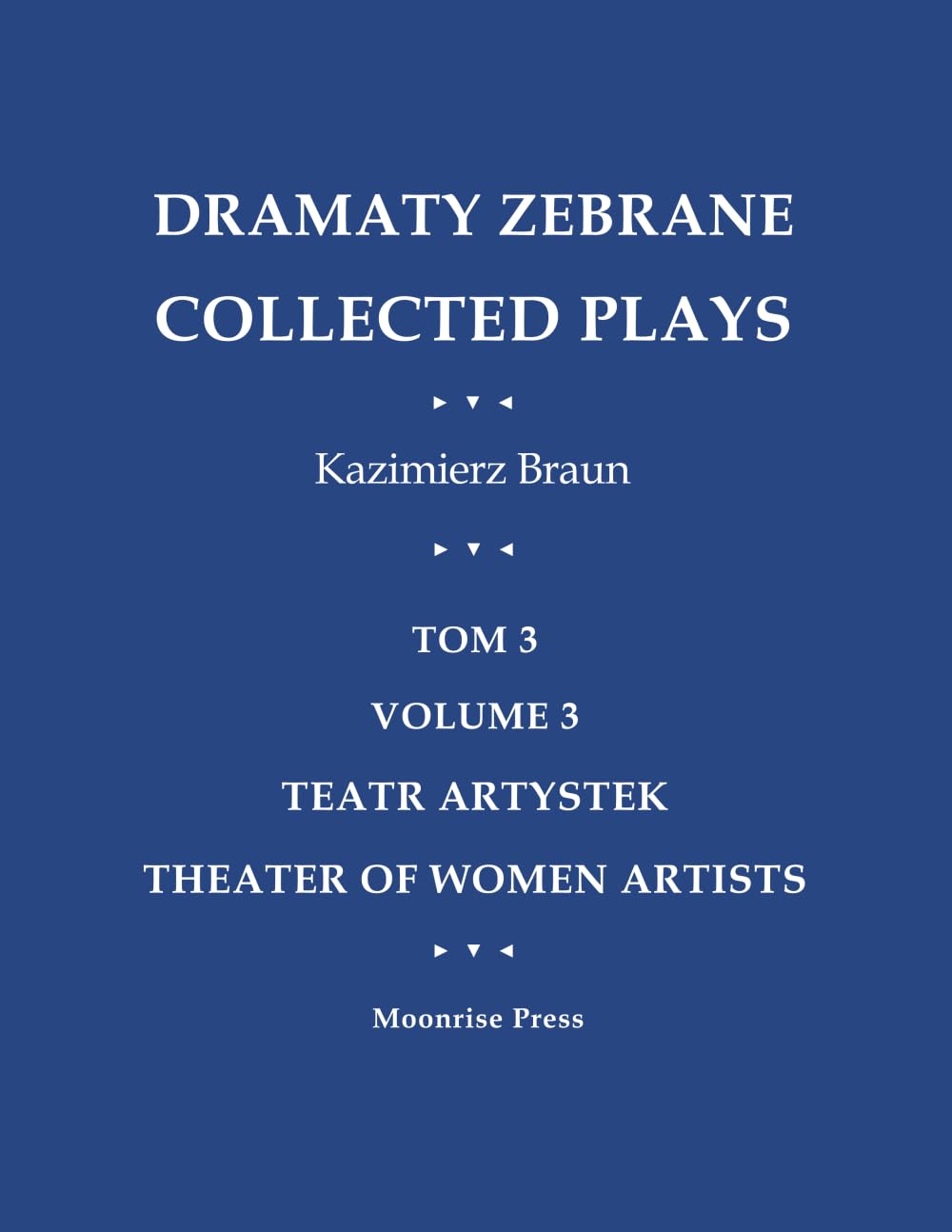 Dramaty Zebrane. Collected Plays. Tom 3. Volume 3. Teatr Artystek. Theater of Women Artists Contemporary literature