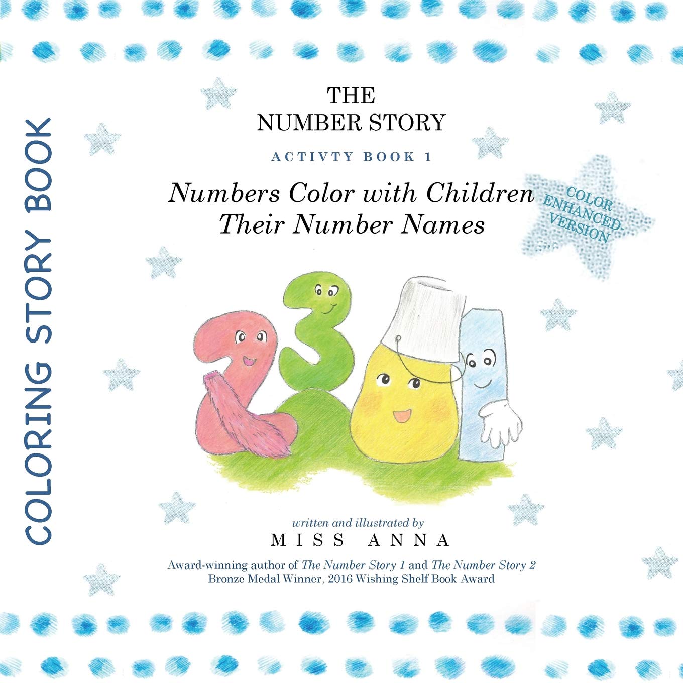 Color-Enhanced The Number Story Activity Book 1 and Book 2 Non-fiction