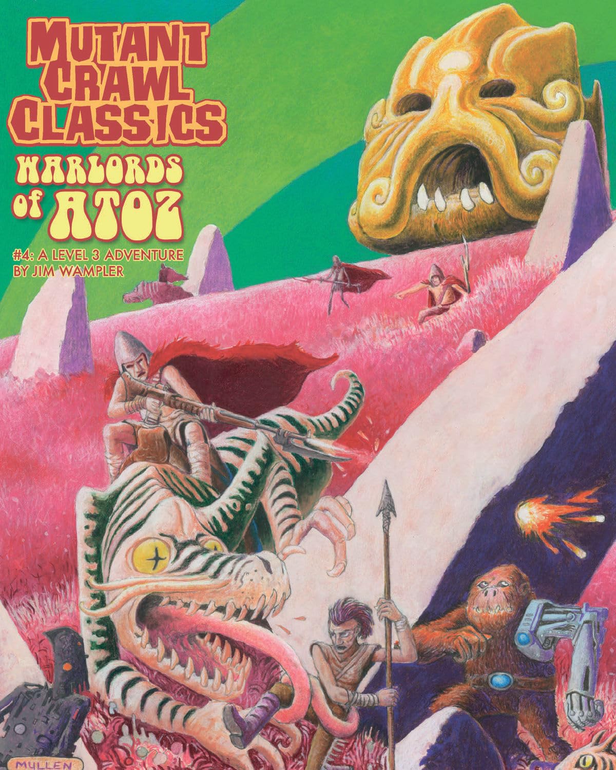Mutant Crawl Classics #4: Warlords of Atoz book