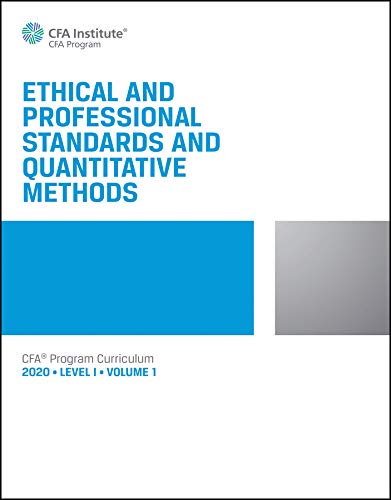 Product Image: CFA 2020: Level I