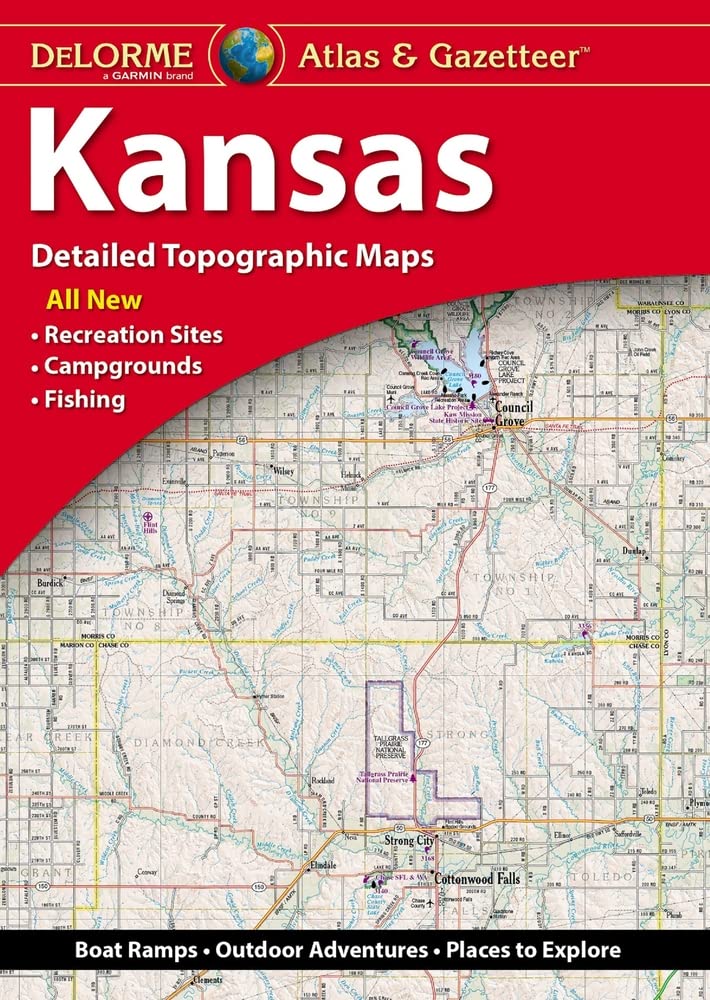 Delorme Kansas Atlas & Gazetteer (Delorme Atlas & Gazetteer) Leisure, Home & Garden