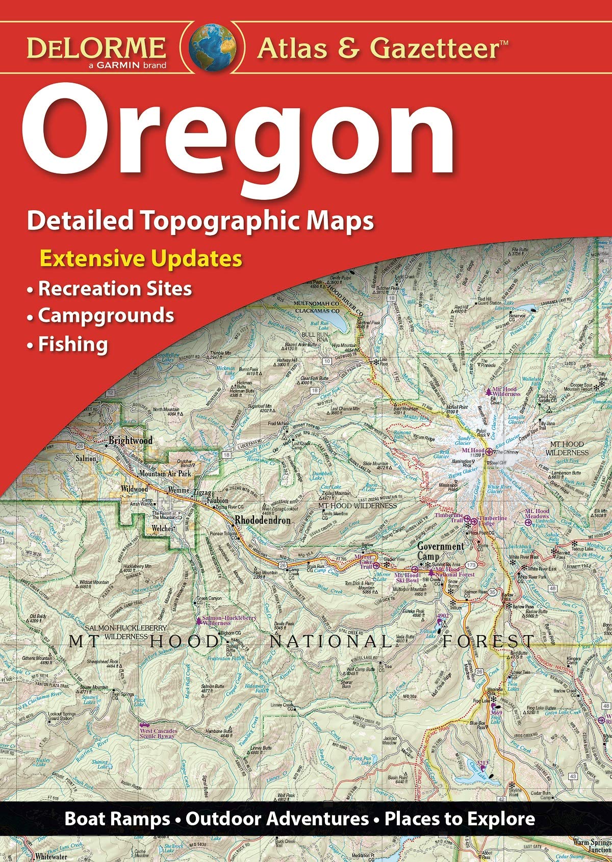 Delorme Oregon Atlas & Gazetteer (Delorme Atlas & Gazetteer) Leisure, Home & Garden