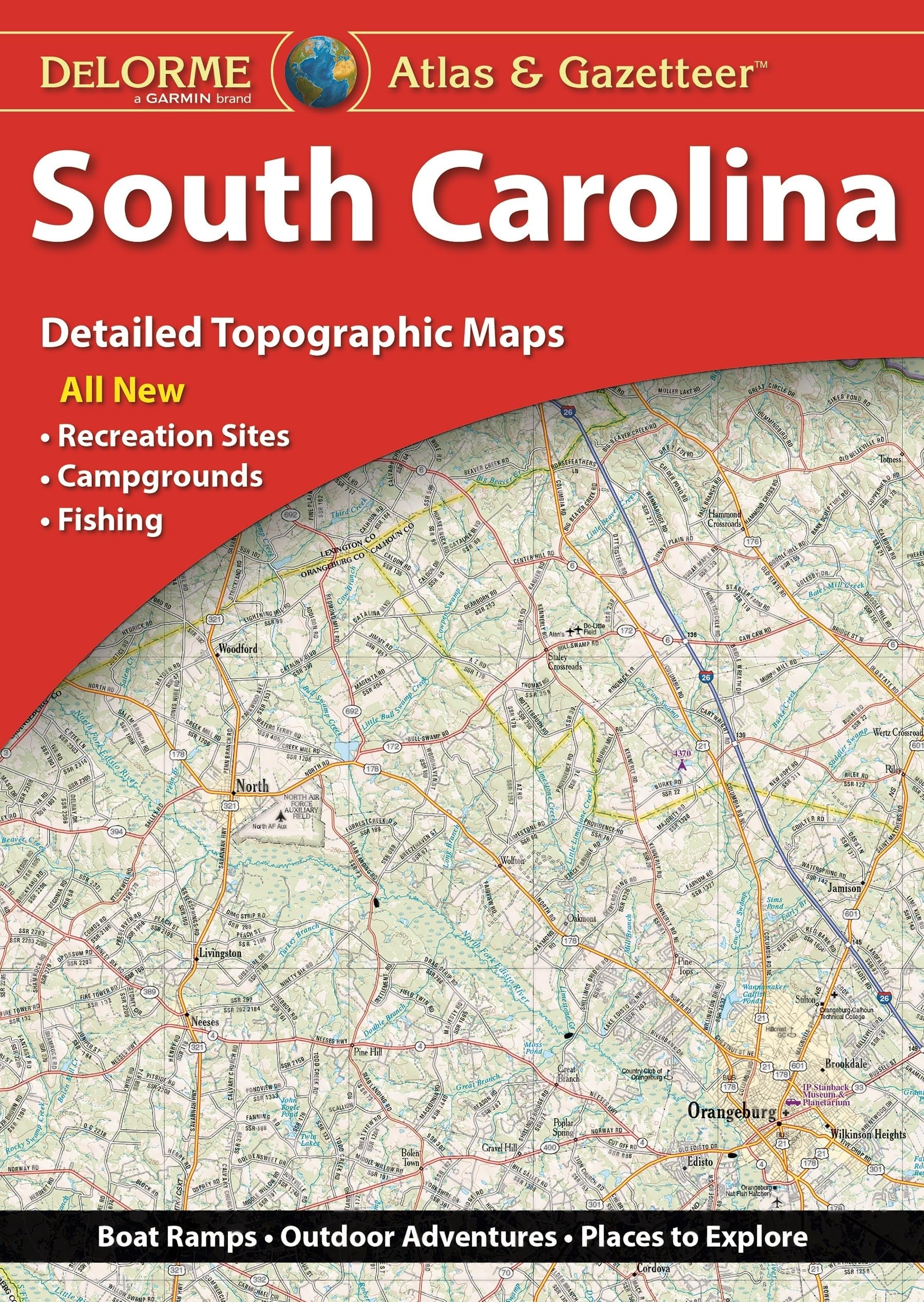 Delorme South Carolina Atlas and Gazetteer (Delorme Atlas & Gazeteer) Leisure, Home & Garden