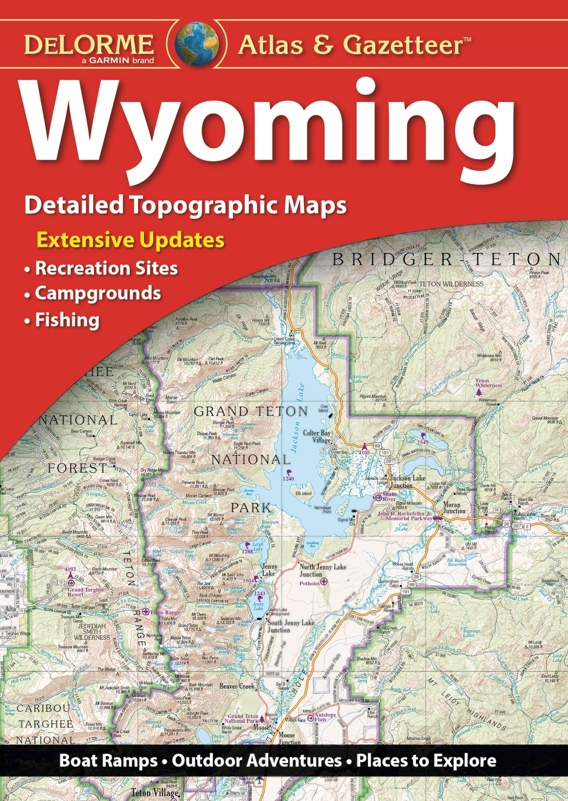 Delorme Atlas & Gazetteer: Wyoming (Delorme Atlas & Gazeteer) Leisure, Home & Garden