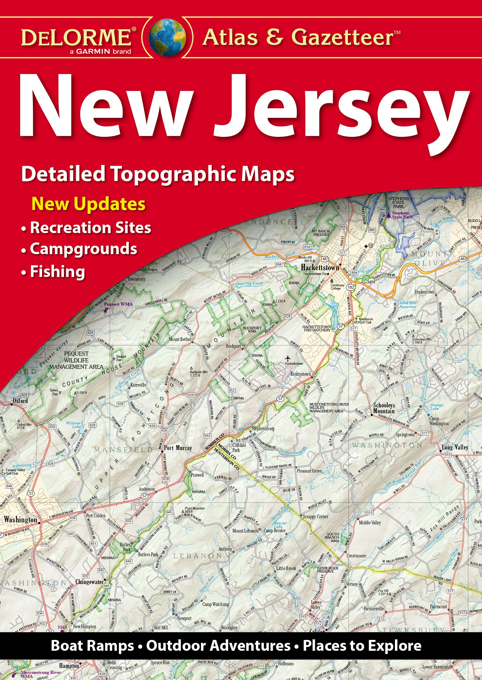 Delorme Atlas & Gazetteer: New Jersey Learning & Reference