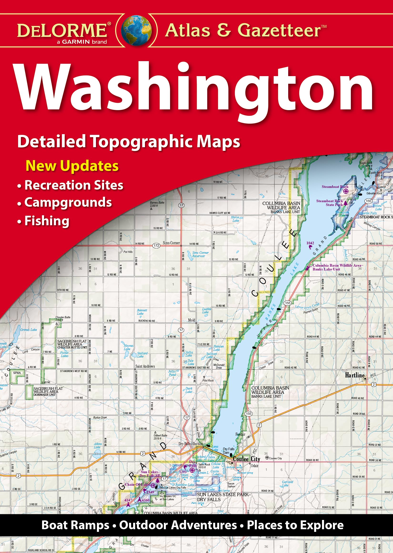 Delorme Atlas & Gazetteer: Washington Learning & Reference