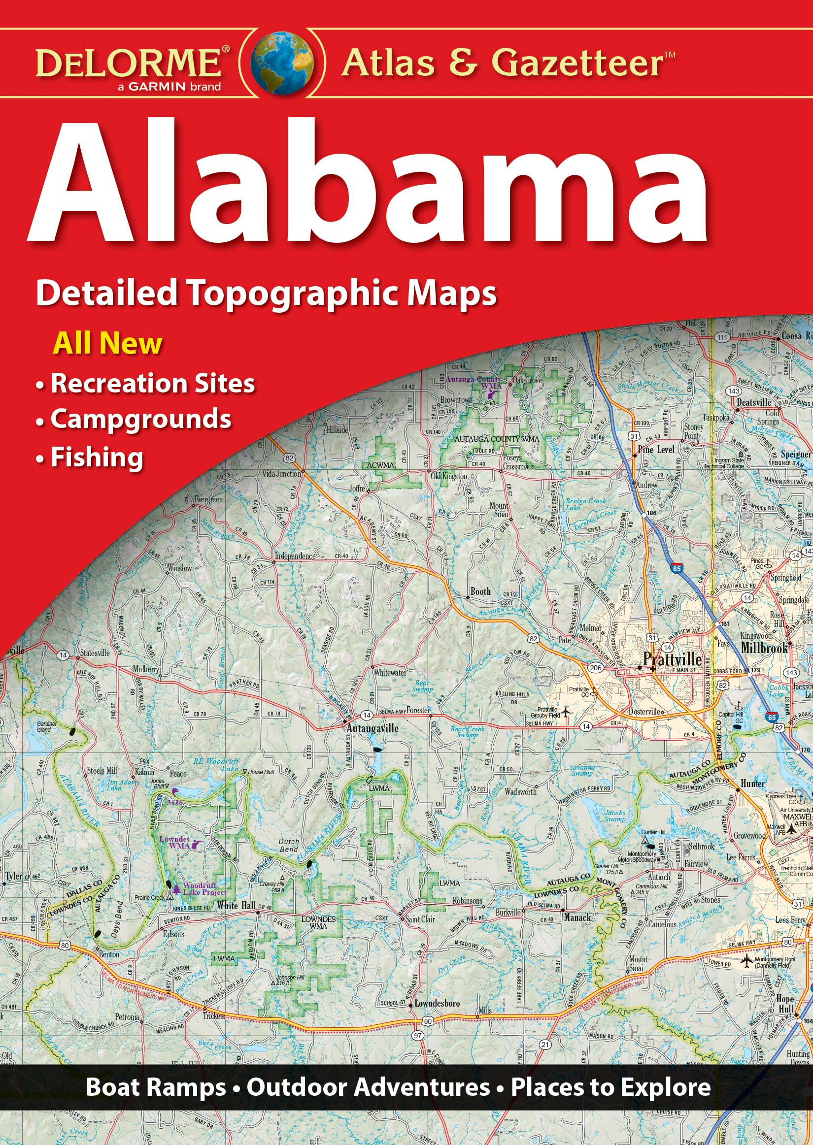 Delorme Atlas & Gazetteer: Alabama Learning & Reference