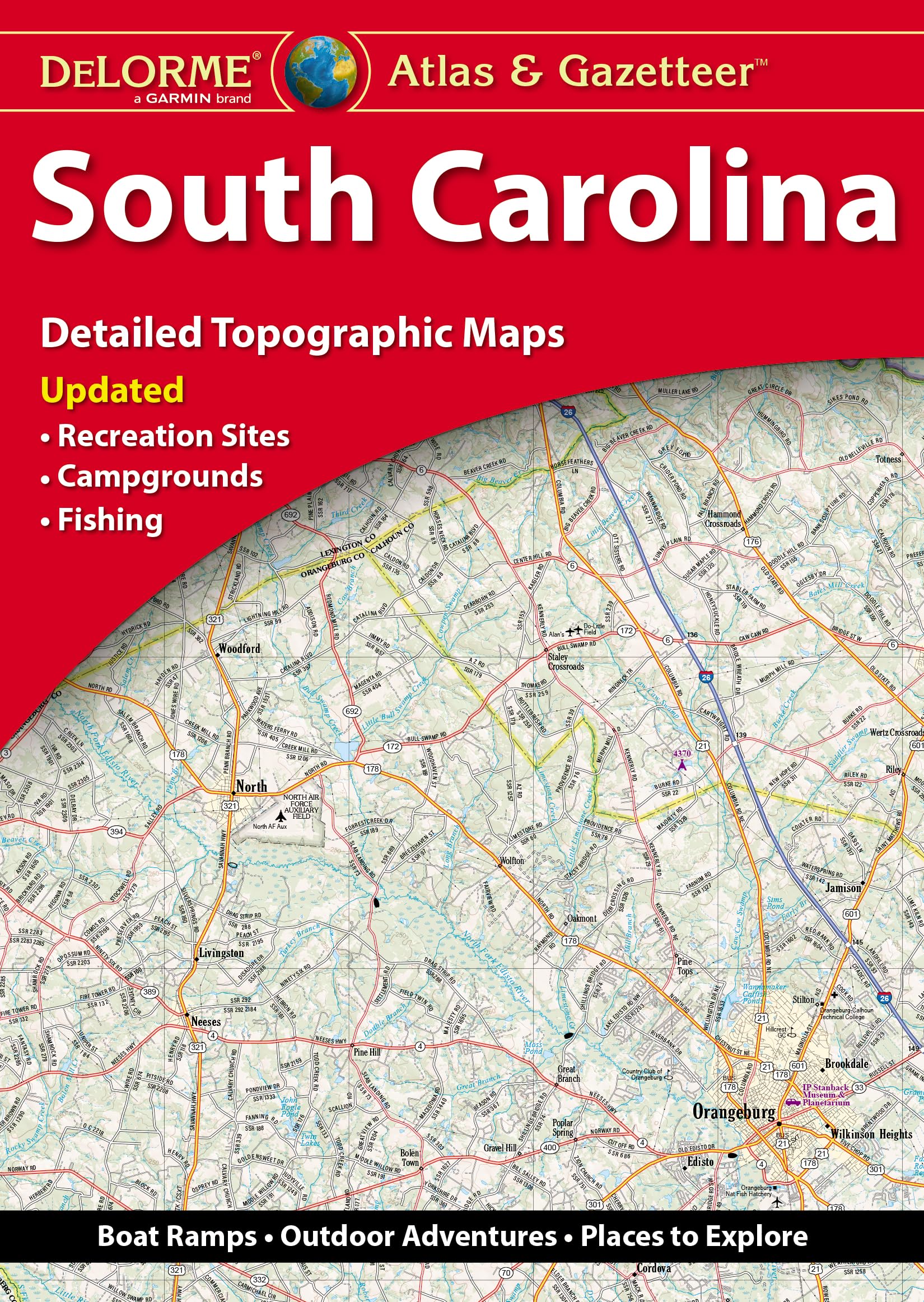 Delorme Atlas & Gazetteer: South Carolina Learning & Reference
