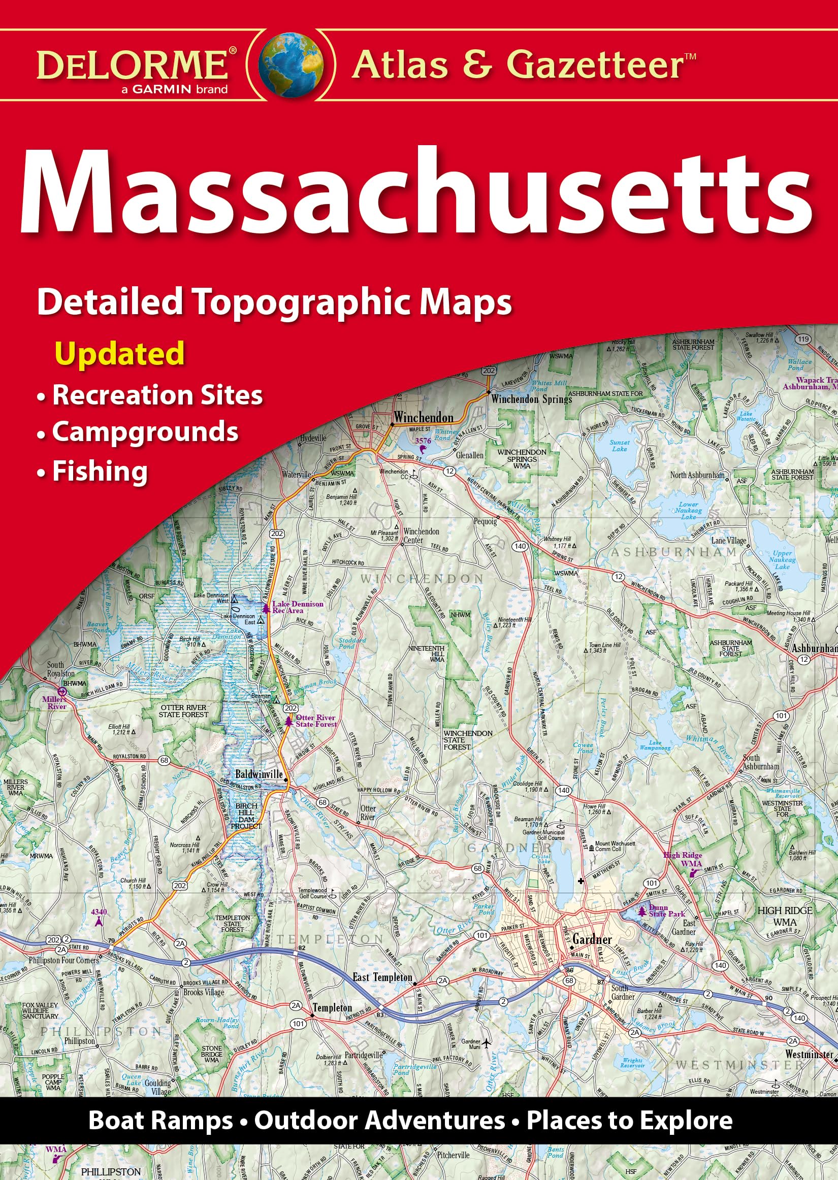 Delorme Atlas & Gazetteer Massachusetts Learning & Reference