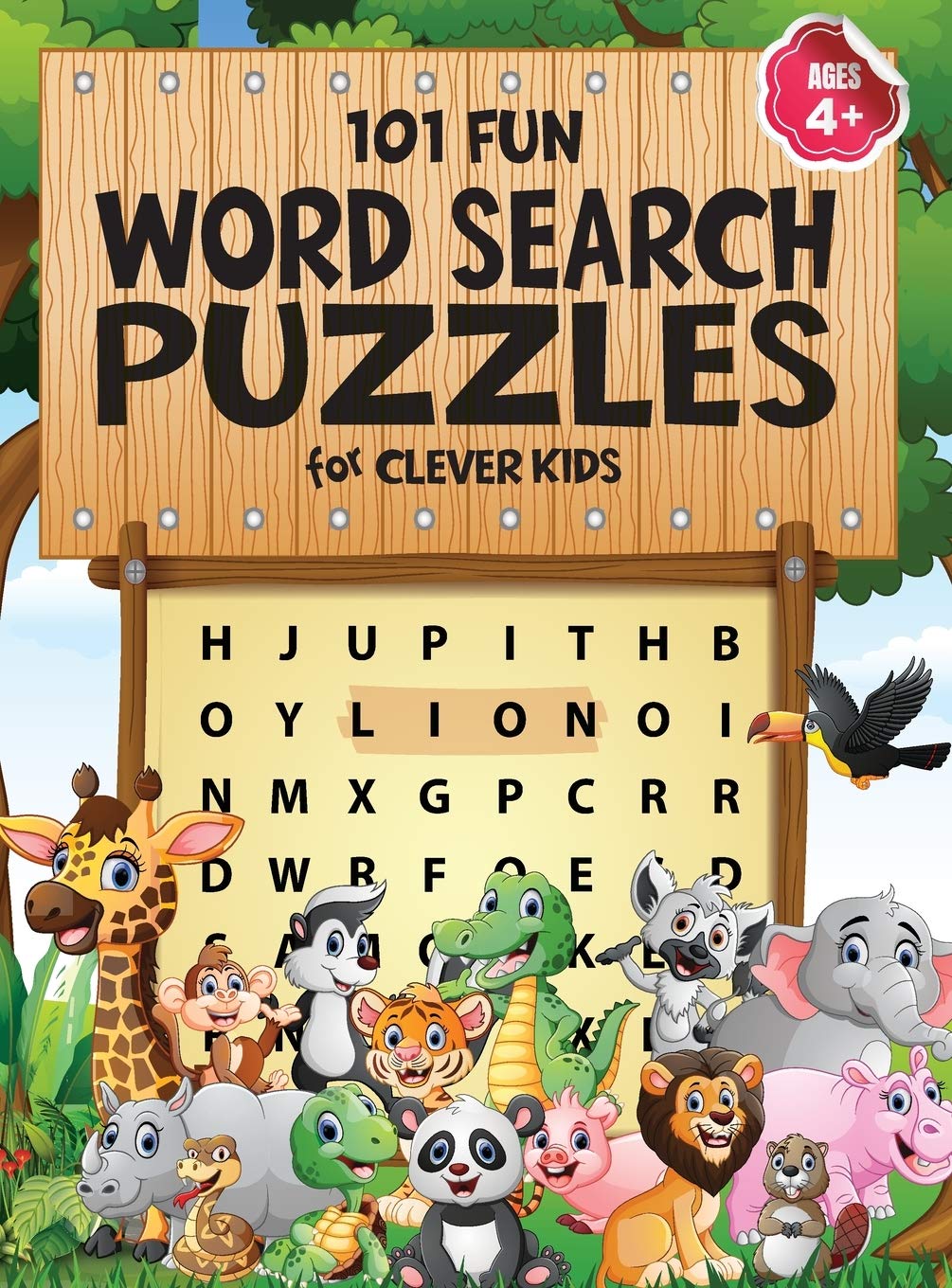 101 Fun Word Search Puzzles for Clever Kids 4-8 Non-fiction