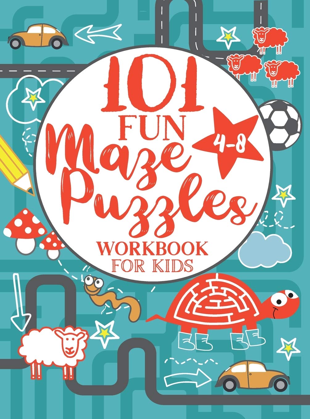 Maze Puzzle Book for Kids 4-8 Non-fiction