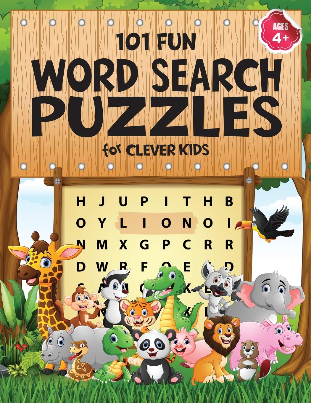 101 Fun Word Search Puzzles for Clever Kids 4-8 Non-fiction