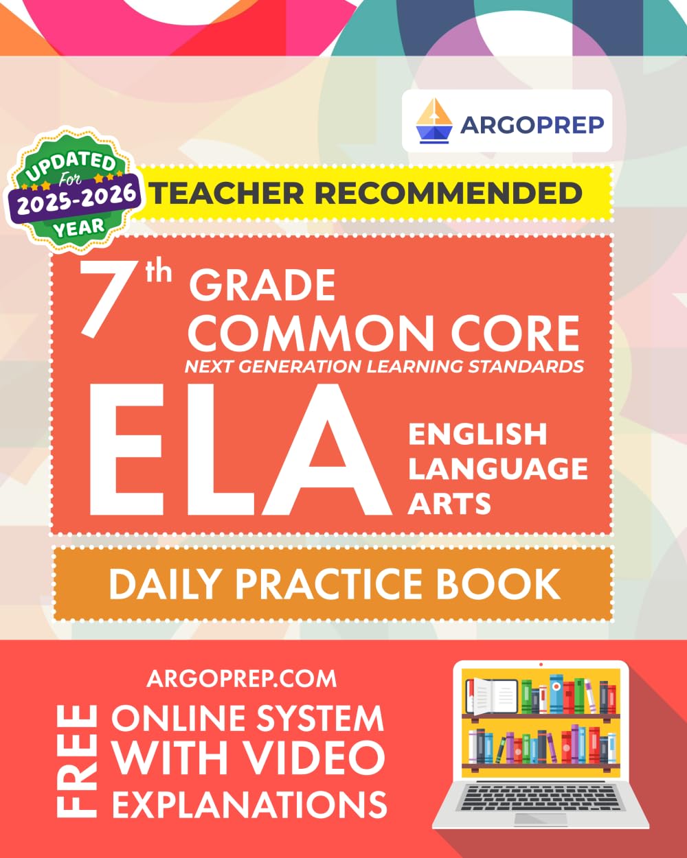 7th Grade Common Core ELA (English Language Arts): Daily Practice Workbook | 300+ Practice Questions and Video Explanations | Common Core State ... Standards Aligned (NGSS) ELA Workbooks) Media & Communication