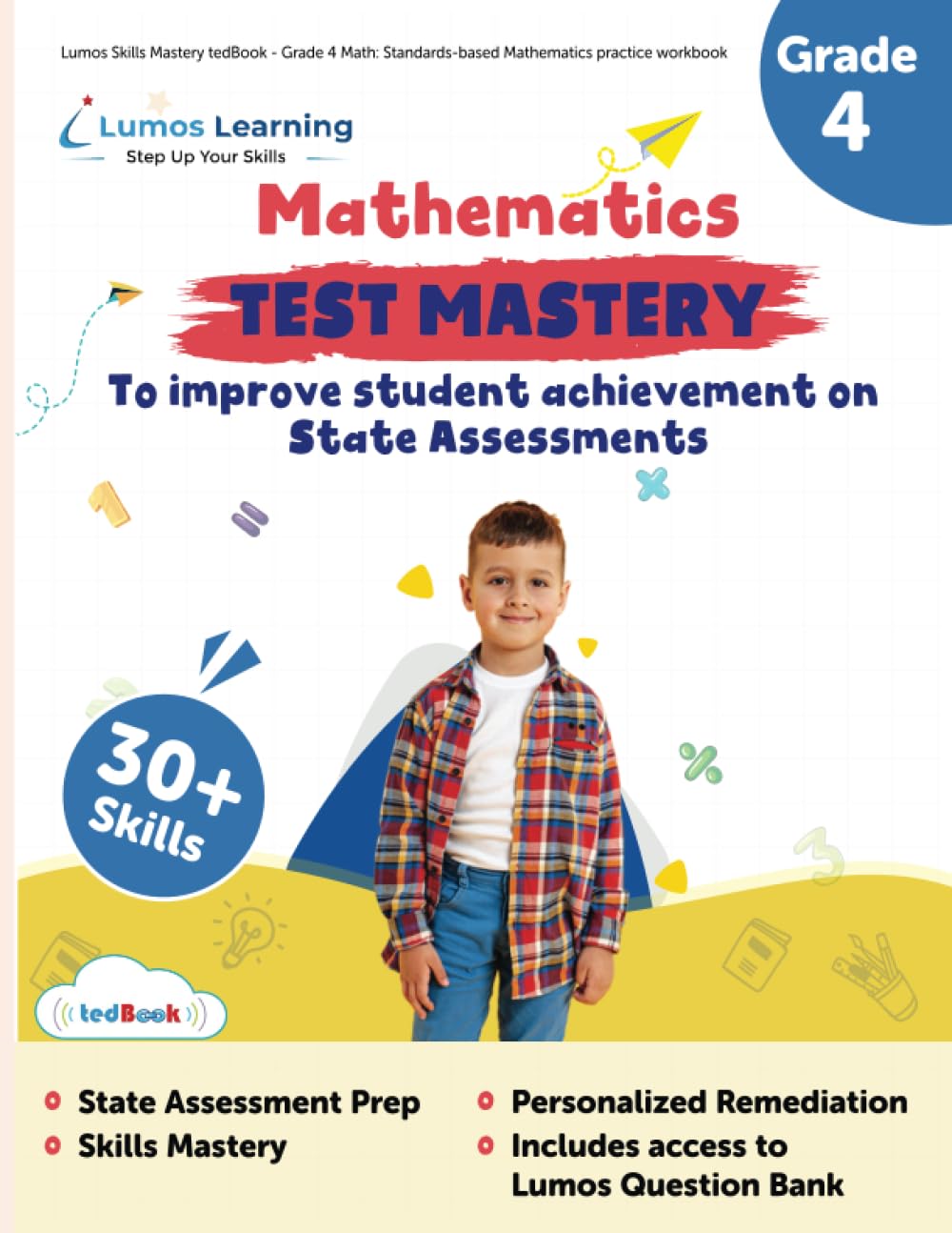 Lumos Skills Mastery tedBook - Grade 4 Math: Standards-based Mathematics practice workbook (Skills Mastery by Lumos Learning, Band 3) Learning & Reference