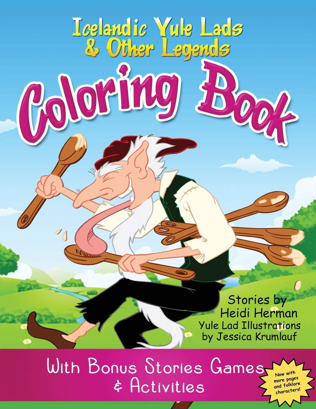Yule Lads and Other Legends Coloring Book Tiptoi & Games