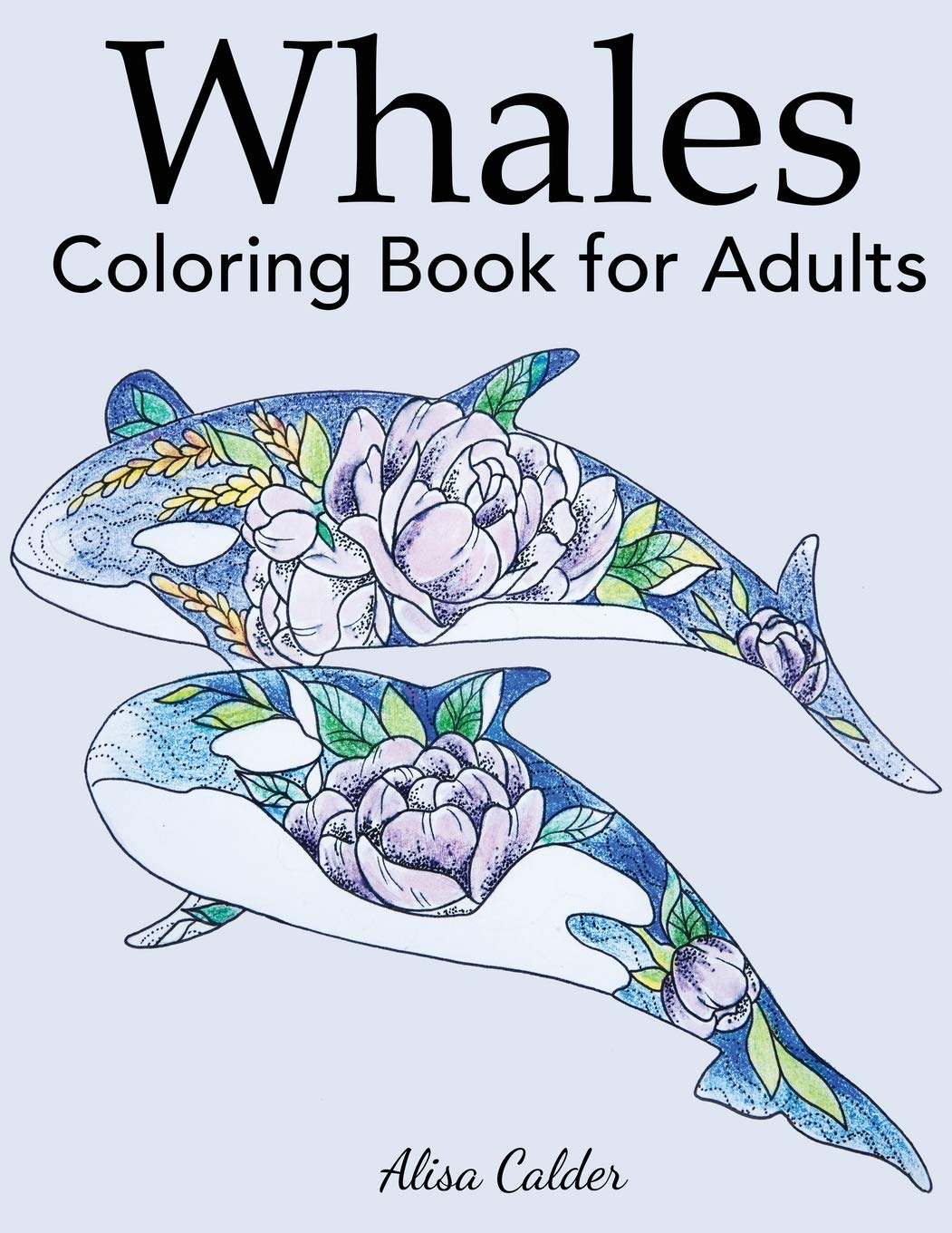 Whale Coloring Book for Adults (Animal Coloring Books) Mathematics