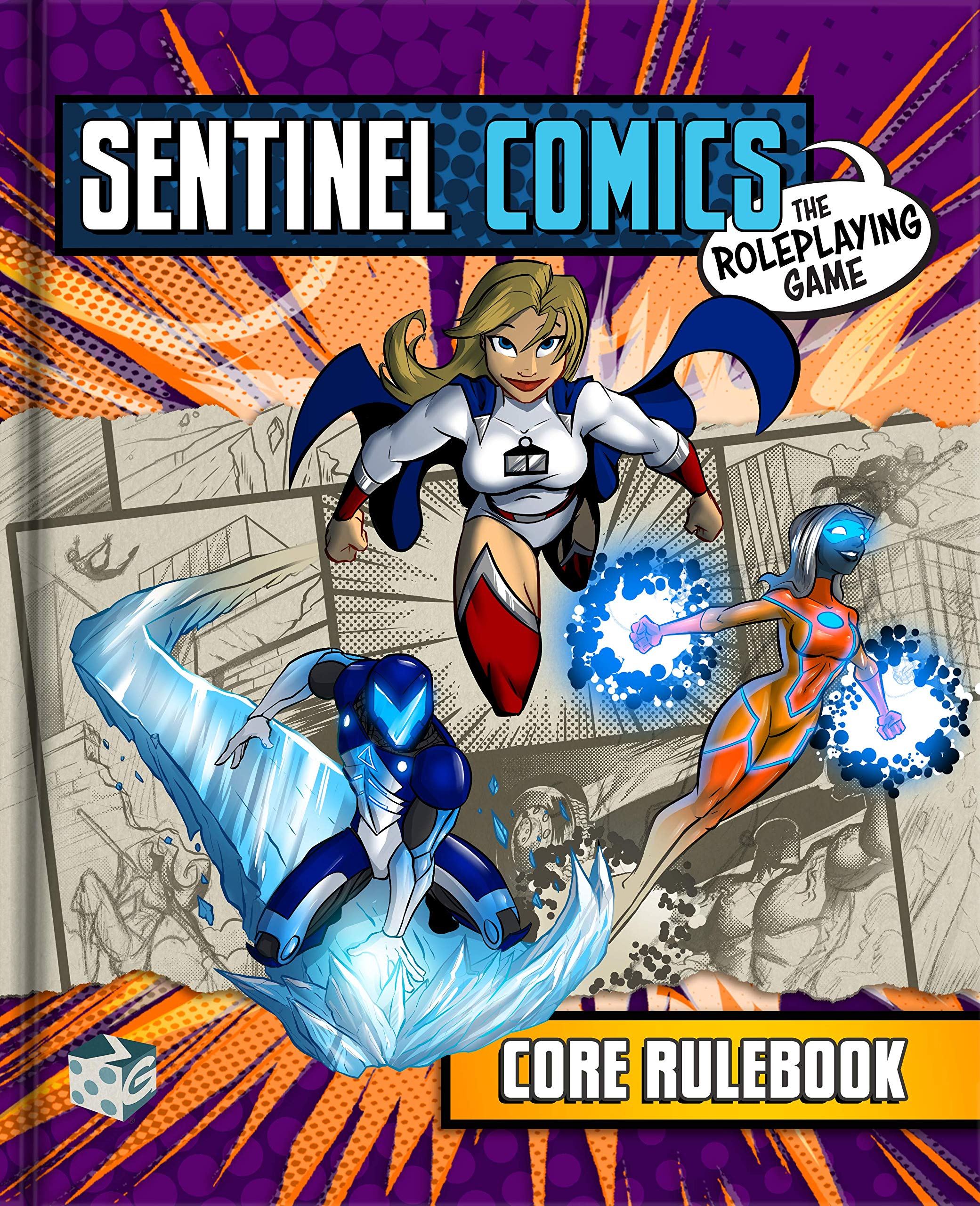 Greater Than Games GTG43807 - Sentinels Comics: The Roleplaying Core Rulebook Books