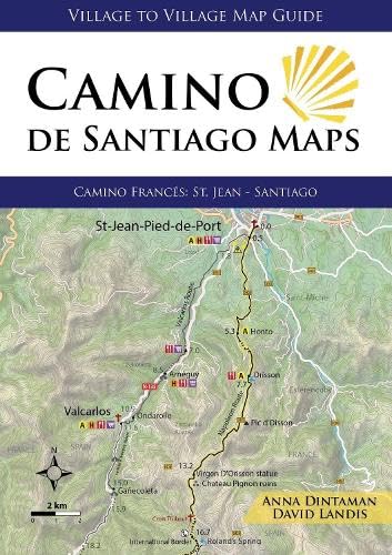 Camino De Santiago Maps: Camino Frances: St Jean - Santiago Leisure, Home & Garden