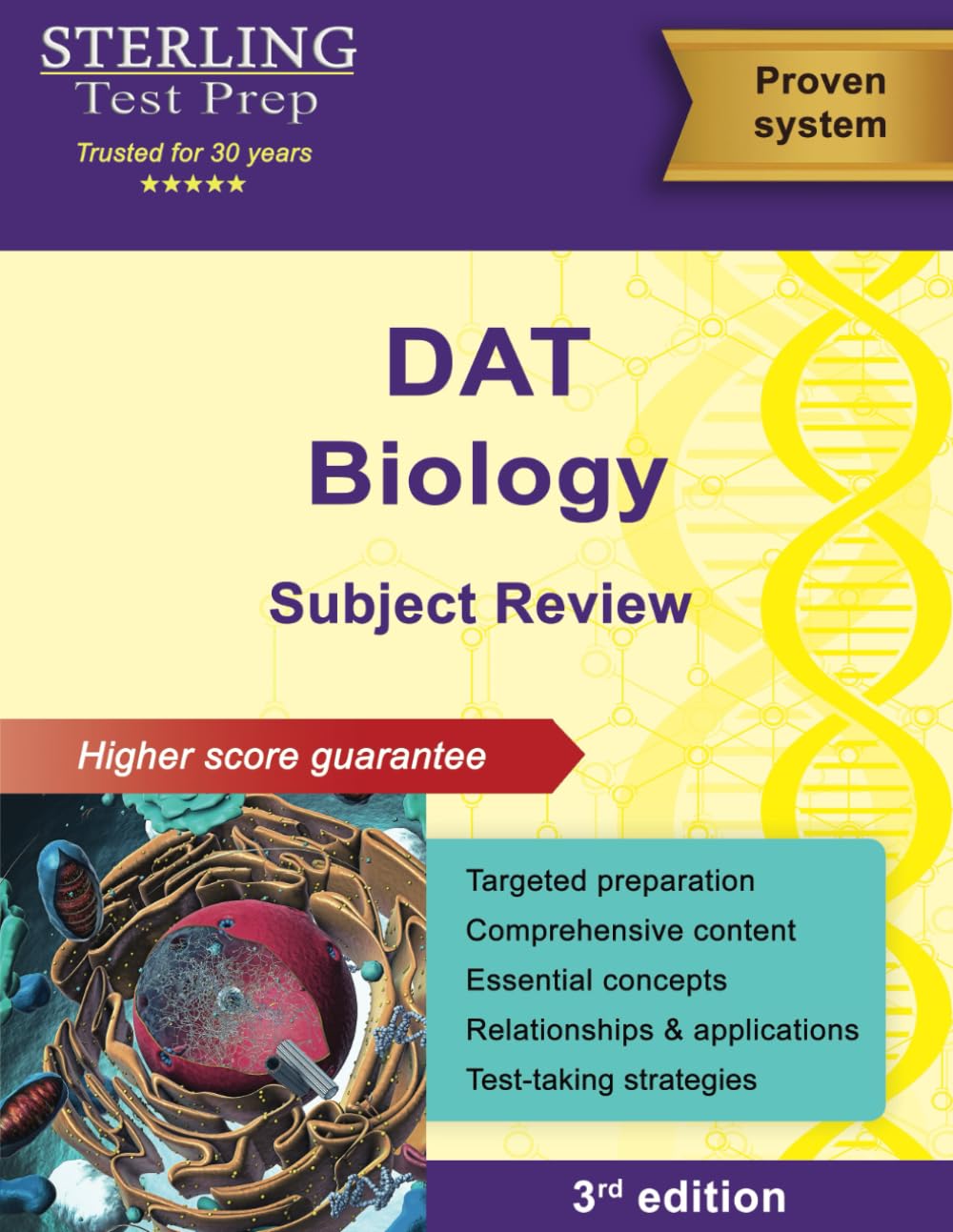 Sterling Test Prep DAT Biology Review: Complete Subject Review Study Guides