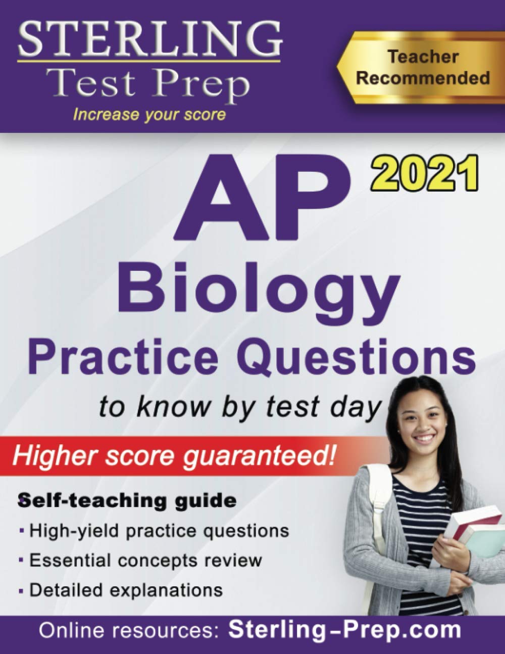 Sterling Test Prep AP Biology Practice Questions: High Yield AP Biology Questions Learning & Reference