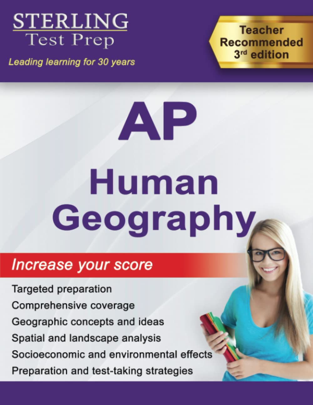 Sterling Test Prep AP Human Geography: Complete Content Review for AP Exam Study Guides