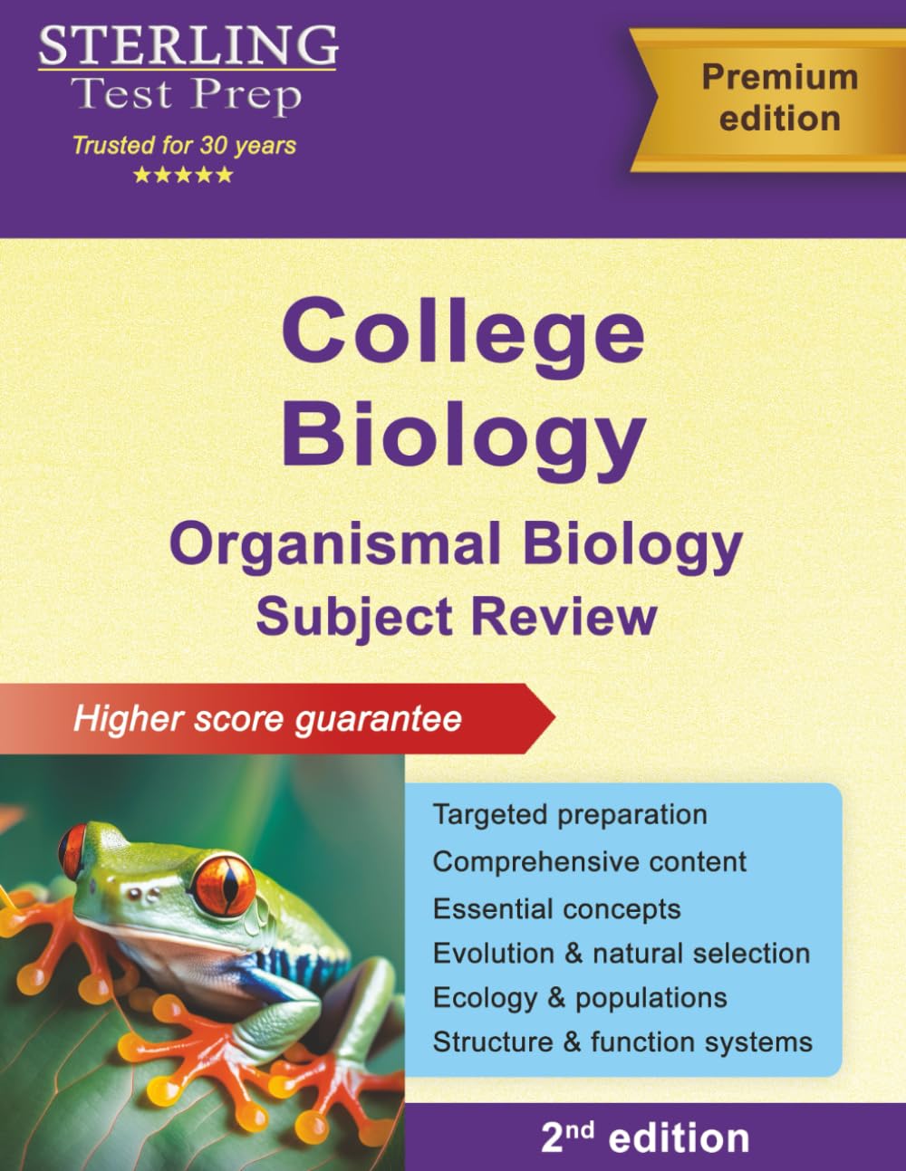 Sterling Test Prep College Biology: Organismal Biology Review Study Guides