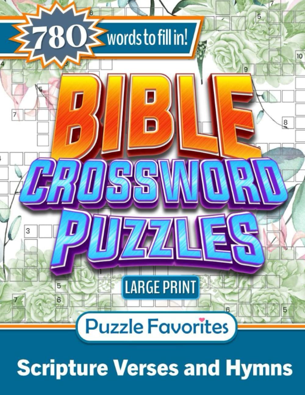 Bible Crossword Puzzles Large Print: Featuring Bible verses and Christian hymns Crosswords (Bible Crossword Puzzle Book - Series) Leisure & Fun