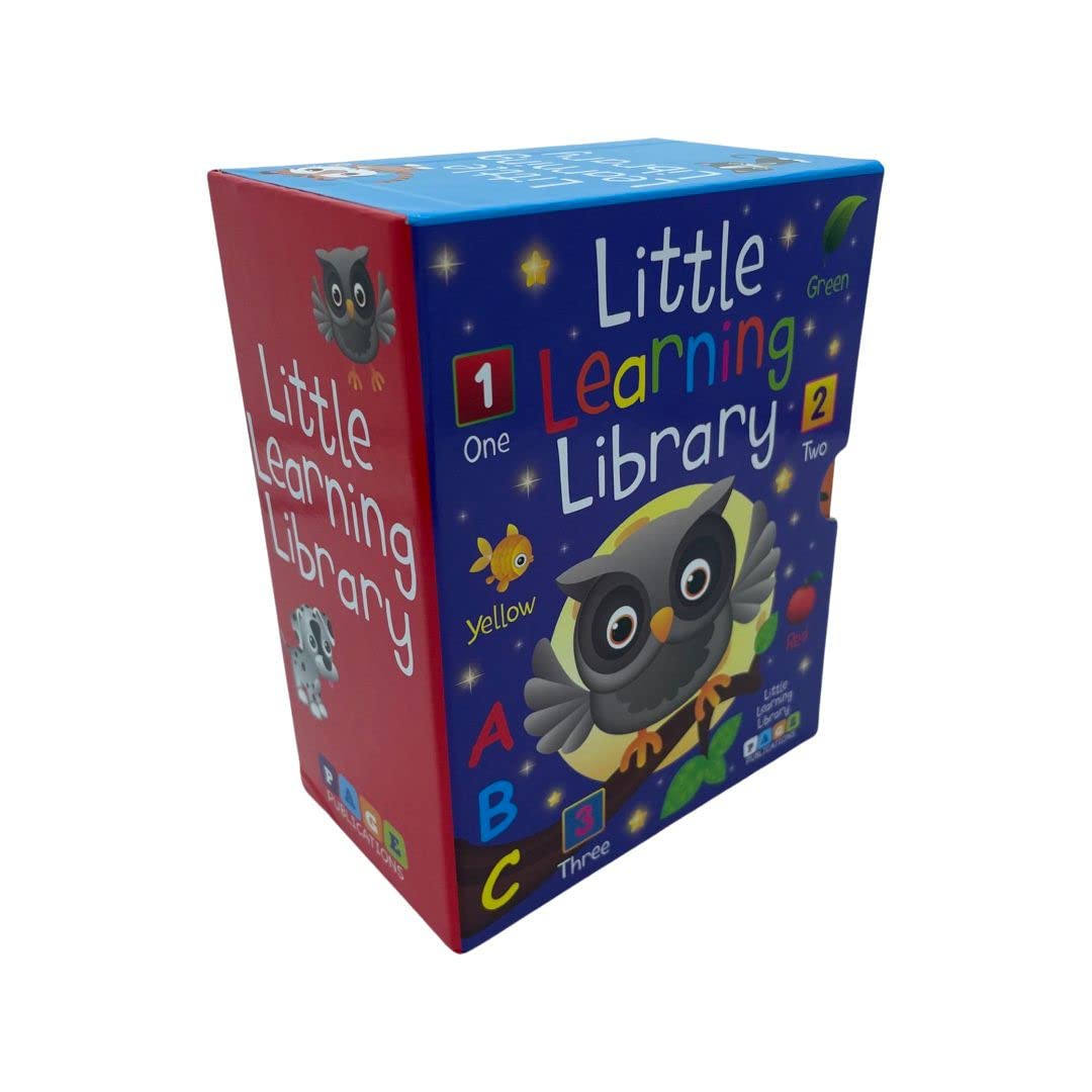 Page Publications Collection - Little Learning Library (3 Book Set) - Learn Alphabet, Numbers, Animals, Shapes, Opposites, and Colors - Gift Ideas for Toddlers Books