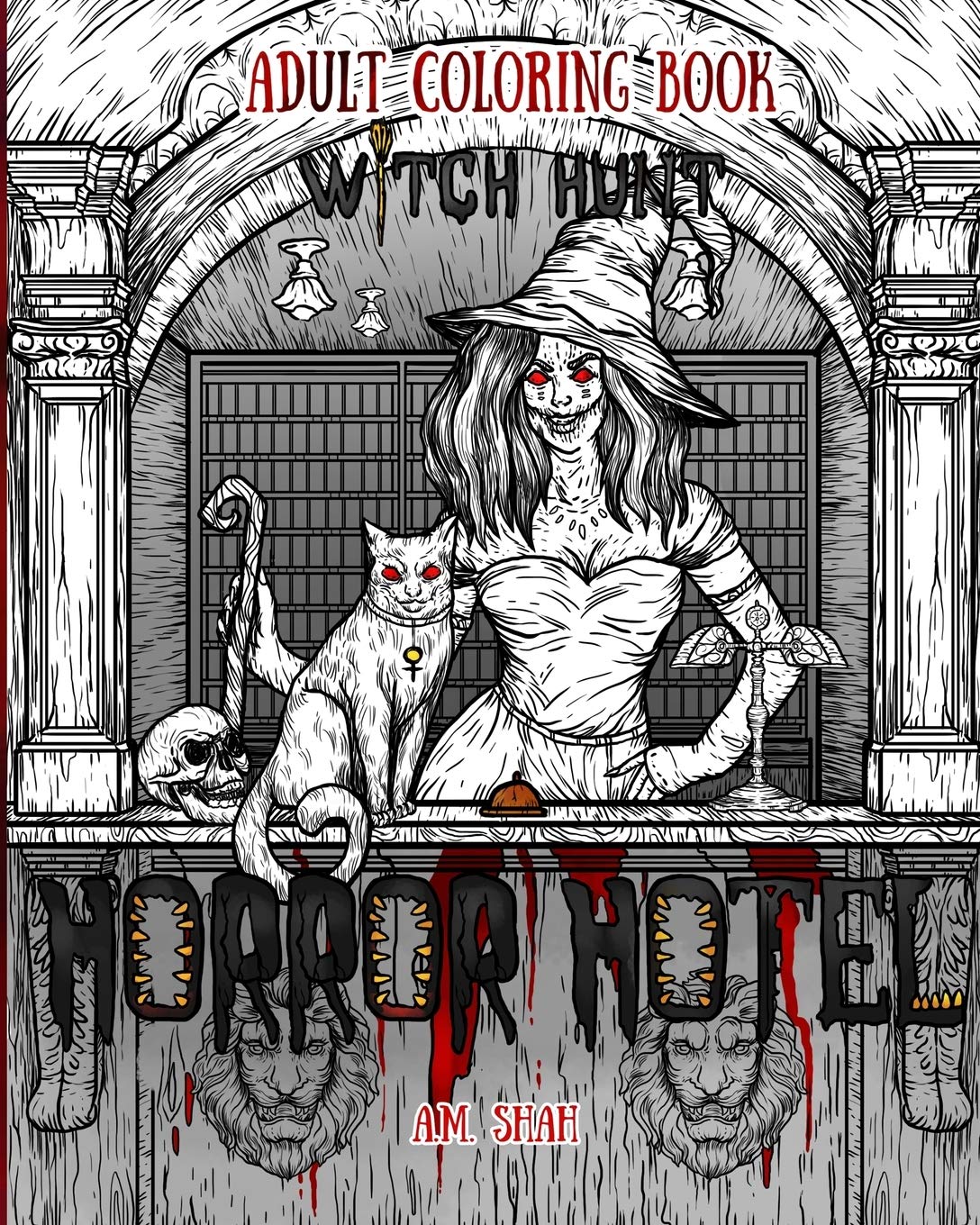 Adult Coloring Book Horror Hotel: Witch Hunt book