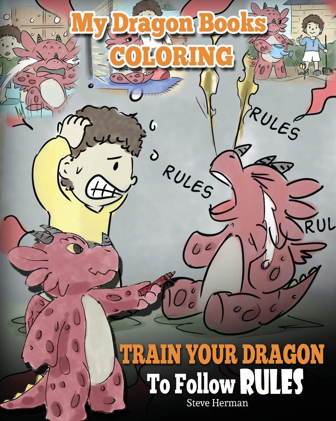 My Dragon Books Coloring - Train Your Dragon To Follow Rules Non-fiction