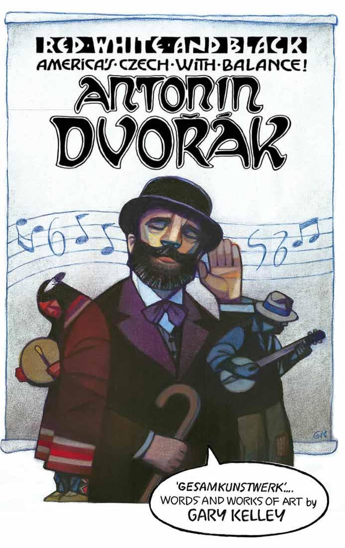 Red, White, and Black. America's Czech with Balance!: Antonín Dvořák Manga