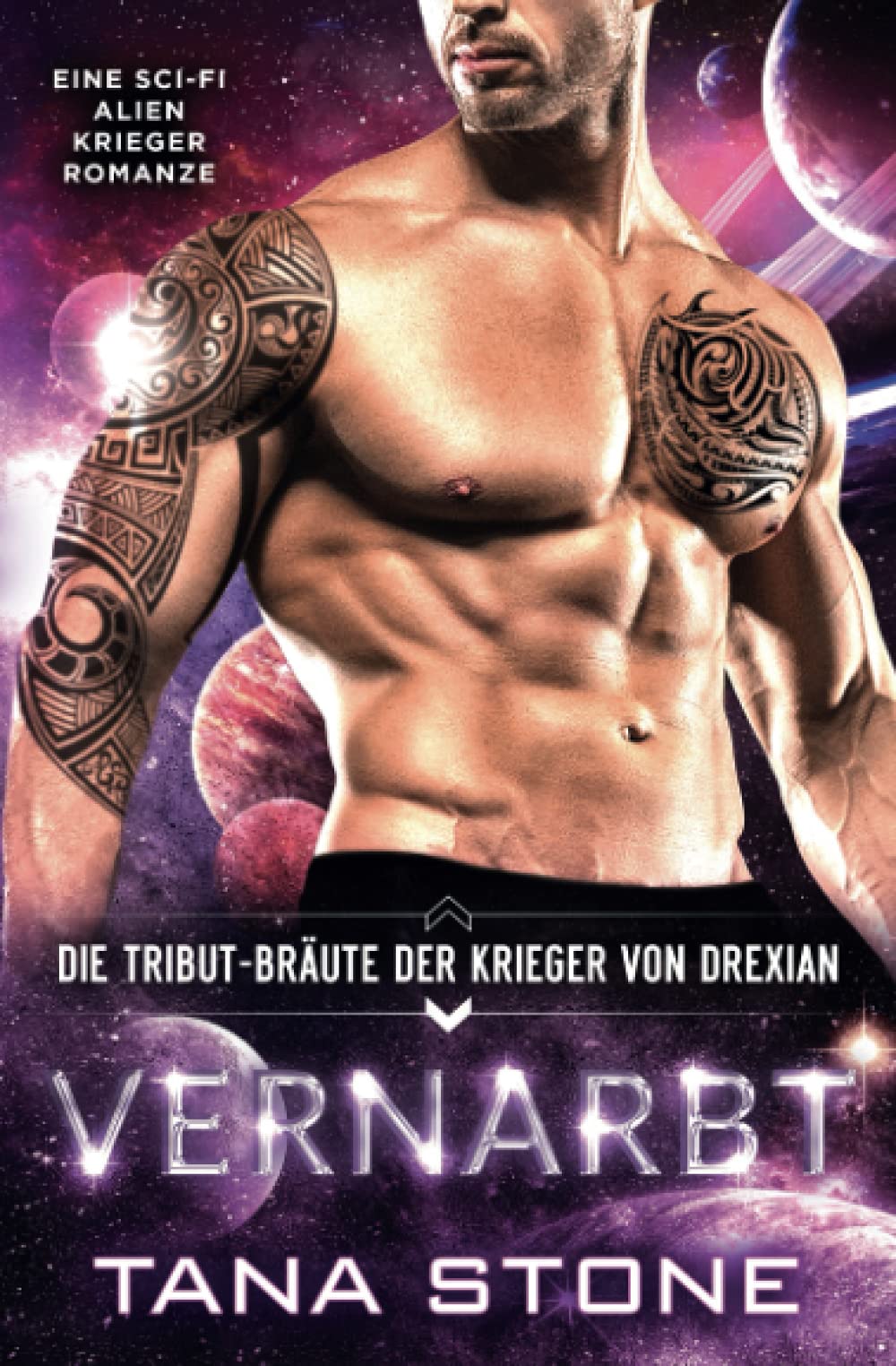 Vernarbt: Eine Sci-Fi Alien Krieger Romanze (Die Tribut-Bräute der Krieger von Drexian, Band 10) Romantic Fantasy