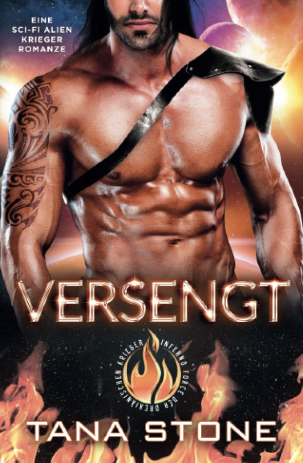 Versengt: Eine Sci-Fi Alien-Krieger Romanze (Inferno Force der drexianischen Krieger, Band 2) Romantic Fantasy