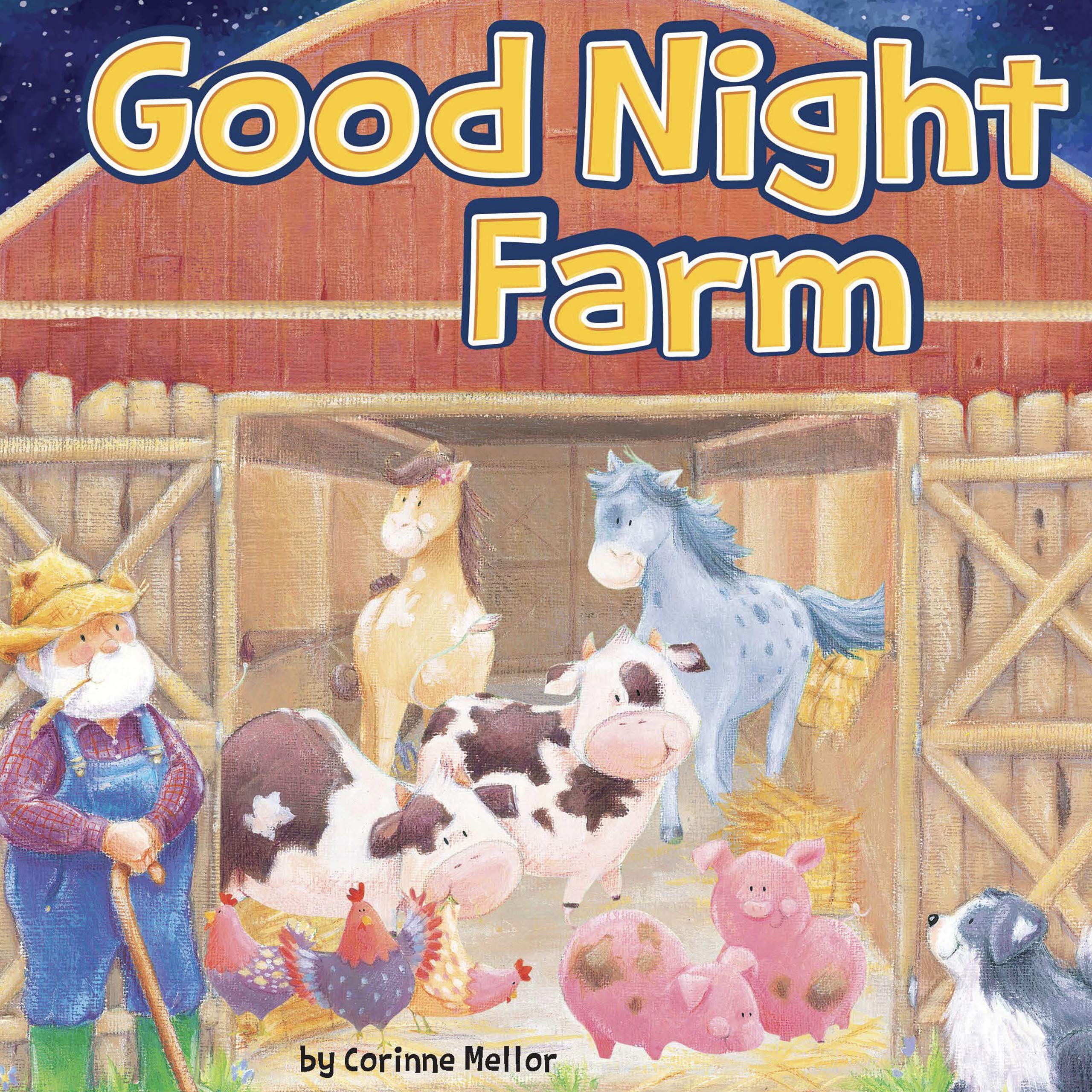 Good Night Farm - Little Hippo Books - Children's Padded Board Book Children's books