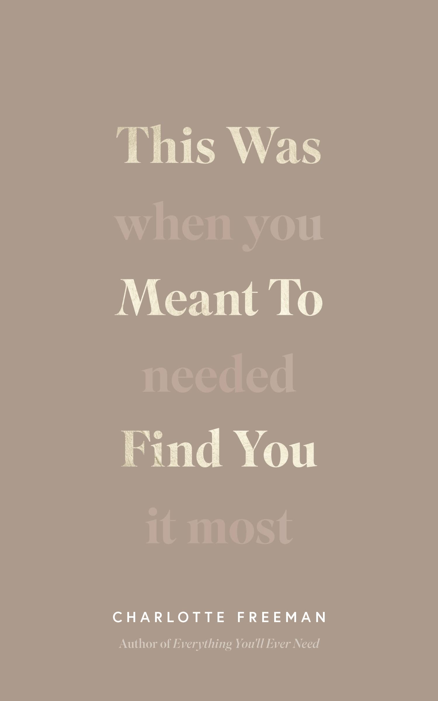 This Was Meant to Find You: When You Needed It Most Poetry
