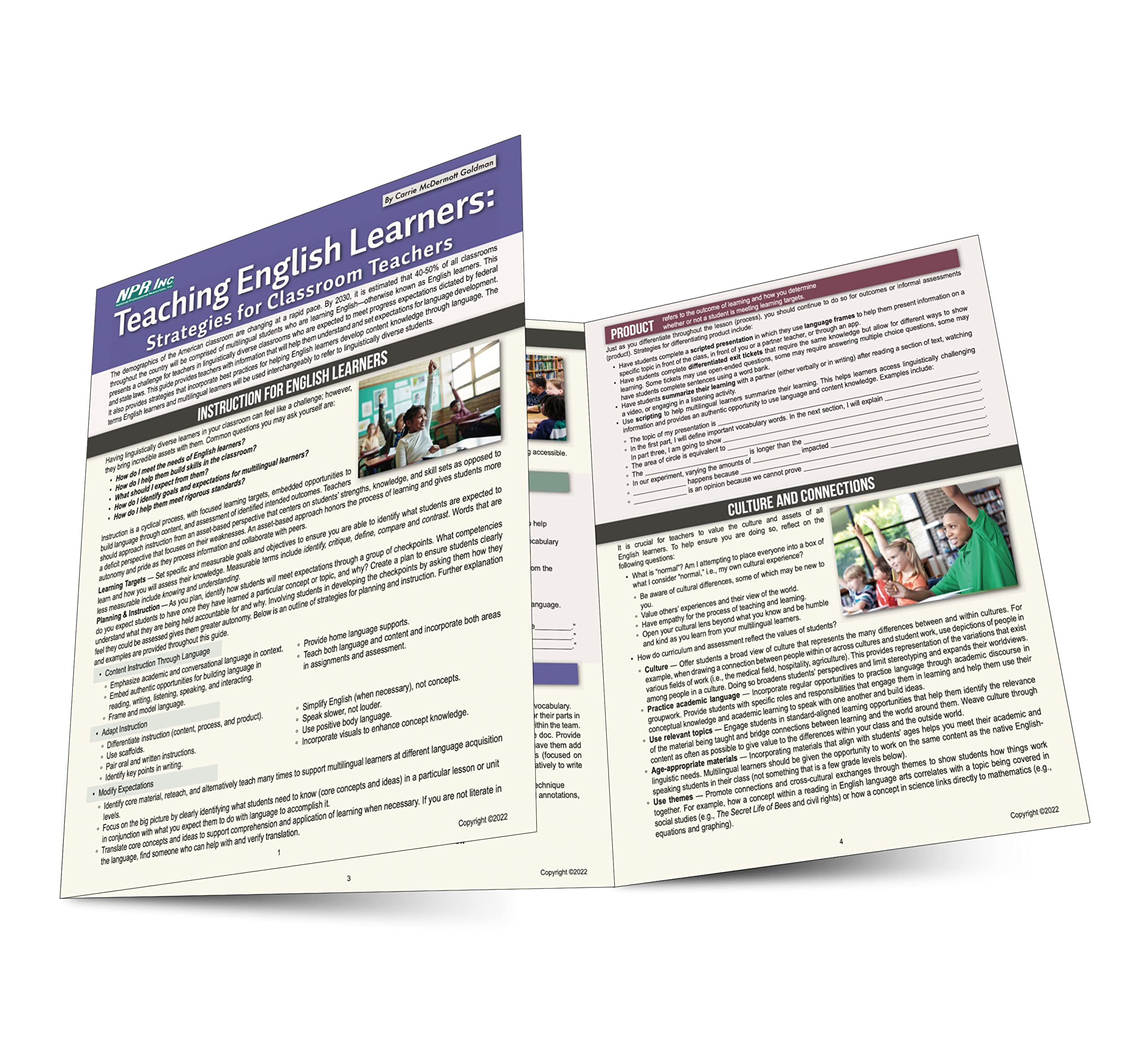 Teaching English Learners: Strategies for Classroom Teachers Study Guides