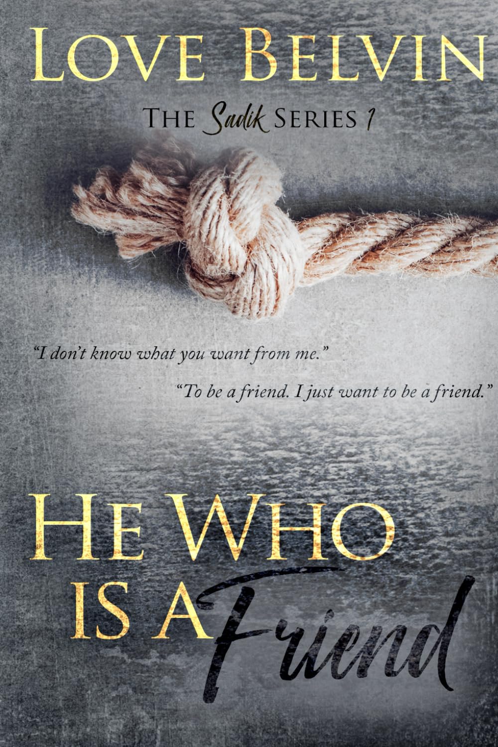 He Who Is a Friend (Sadik, Band 1) Contemporary literature
