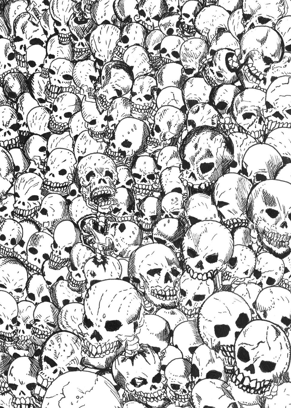 Gathering of Skulls Journal - Black and White Essays & Short Stories