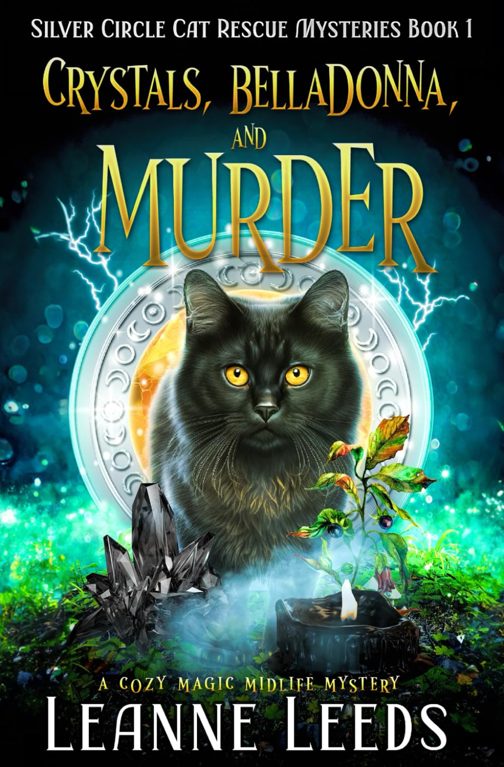 Crystals, Belladonna, and Murder: A Cozy Magic Midlife Mystery (Silver Circle Cat Rescue Mysteries, Band 1) Contemporary literature