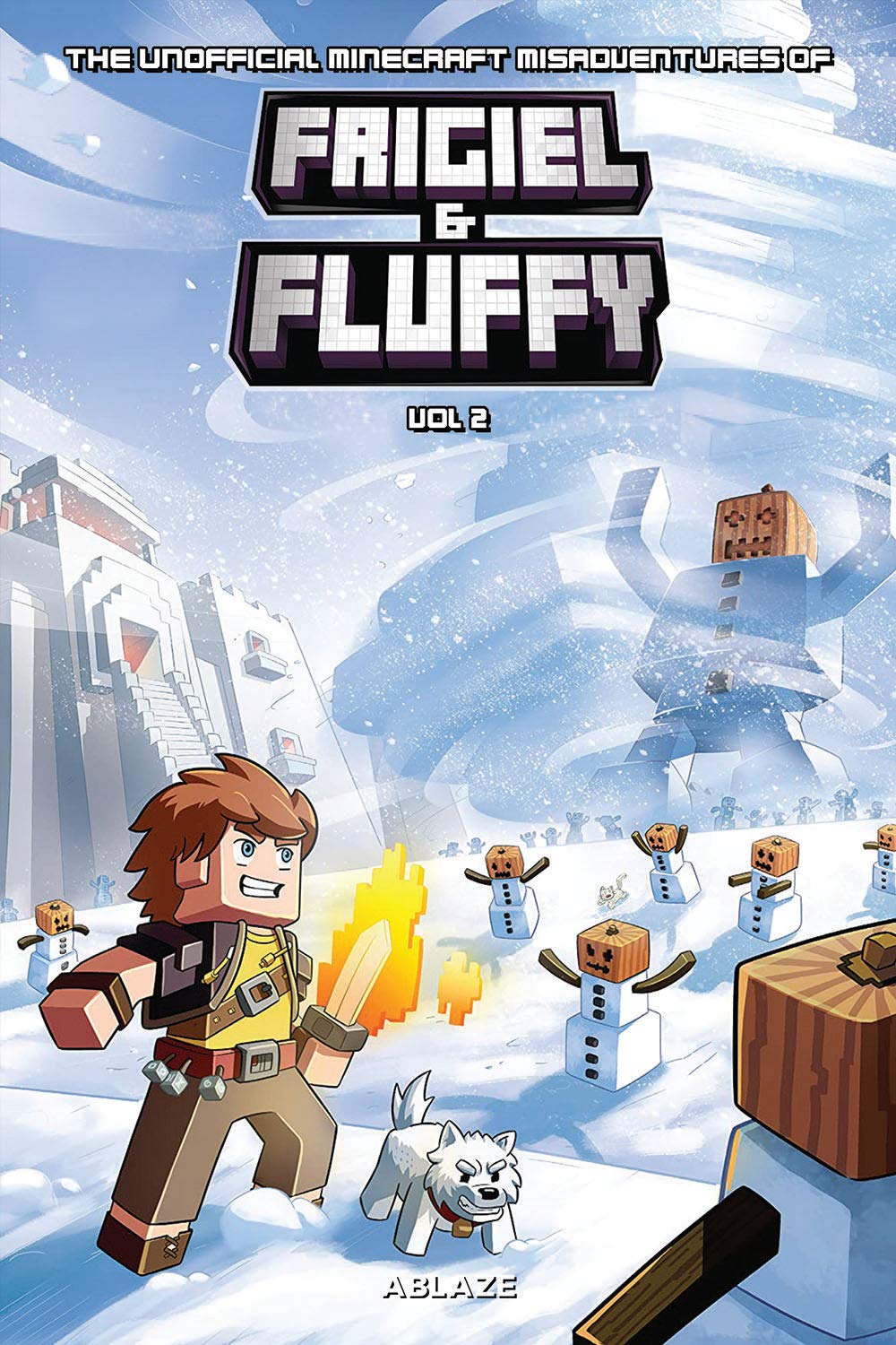 The Minecraft-Inspired Misadventures of Frigiel and Fluffy Vol 2 Manga
